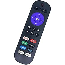 Remote Compatible with All TCL Roku TV Remote, Universal Remote Compatible with TCL Roku Smart 4K HD LED TV - with 8 Shortcut Buttons