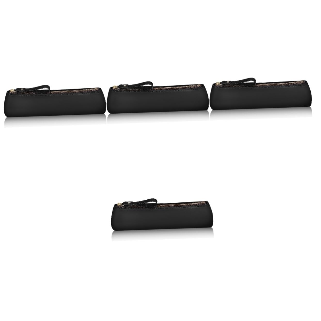 4pièces Trousse à Crayons Cuir Étui à Stylo Pochette pour Et Accessoires De Bureau Trousse Manuelle Vintage Et Multifonctionnelle pour Fournitures Scolaires