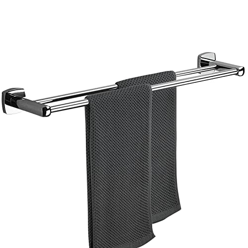 Porte-serviettes 70 cm double en cuivre résistant pour sécher vos draps de bain