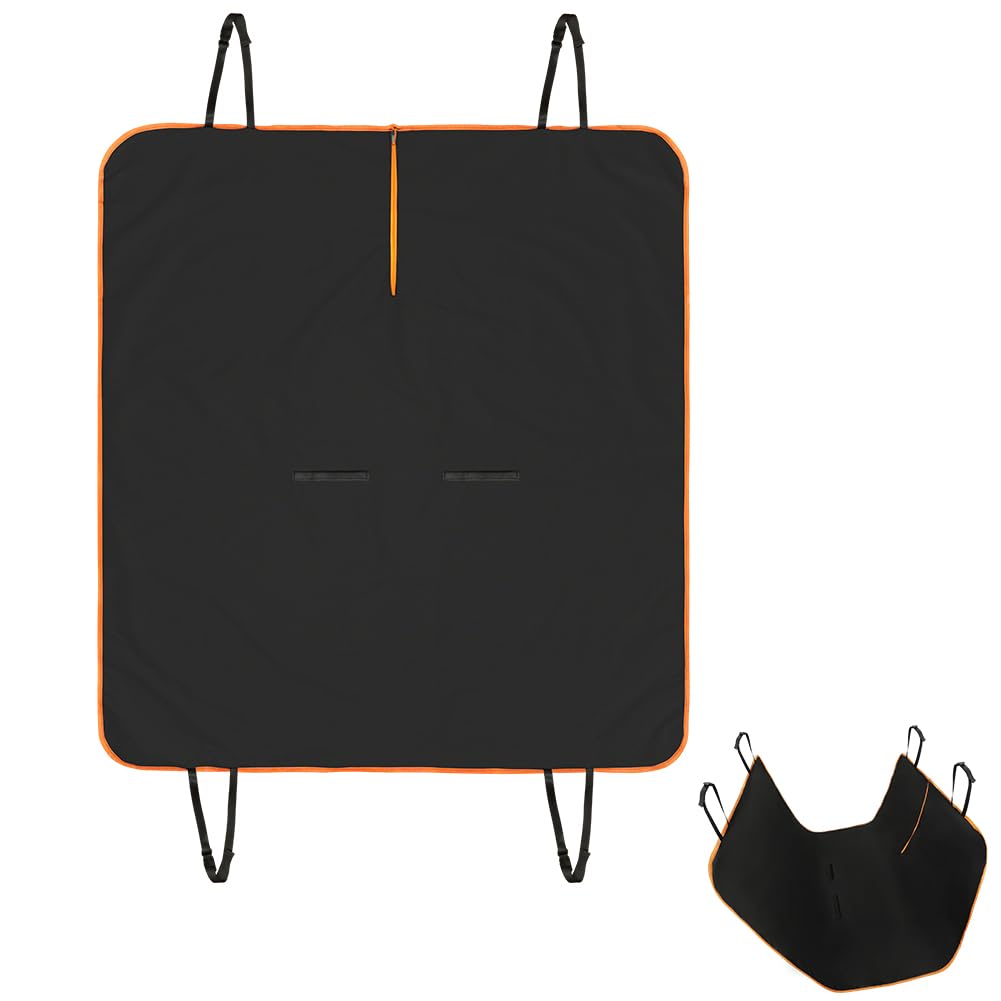 AUYAO Funda Coche Perro, 147x137cm Protector Asiento, Impermeable