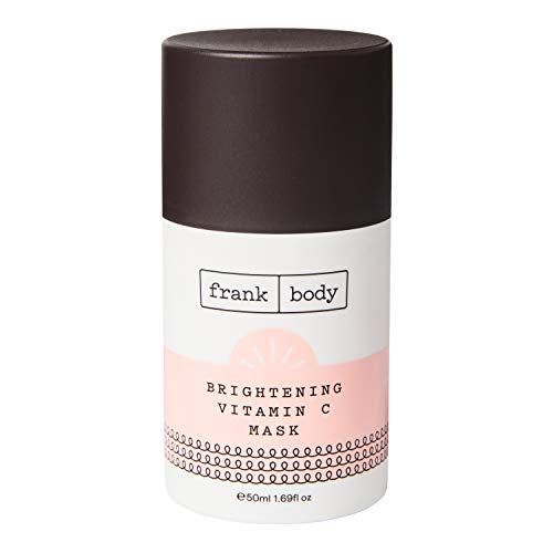 Frank Body Brightening Vitamin C Face Mask | Cruelty Free Face Mask Brightens, Exfoliates, and Detoxifies Skin with Glycolic Acid, Papaya & Pineapple Extract, and Kakadu Plum 1.69 fl oz / 50 mL