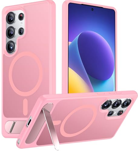 Coque antichoc Samsung S25 Ultra translucide avec béquille