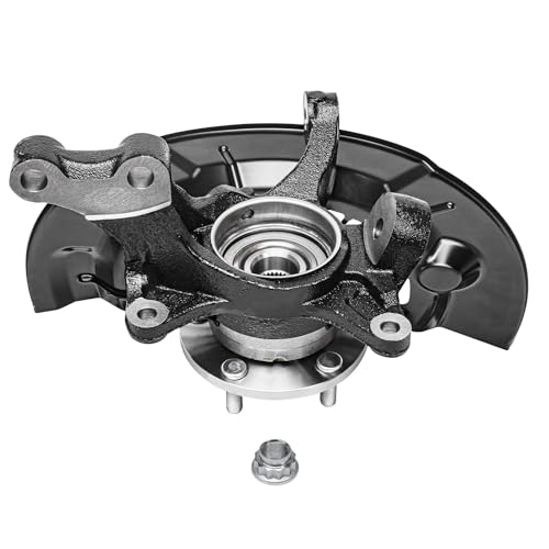 Image of Detroit Axle - Front 2pc Steering Knuckles for 2013 2014 2015 2016 Toyota Avalon 2 Steering Knuckles & Wheel Bearing Hubs Assembly Replacement