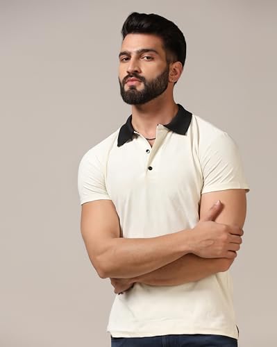 Image of TOPLOT Men's Regular Fit Polo T-Shirt