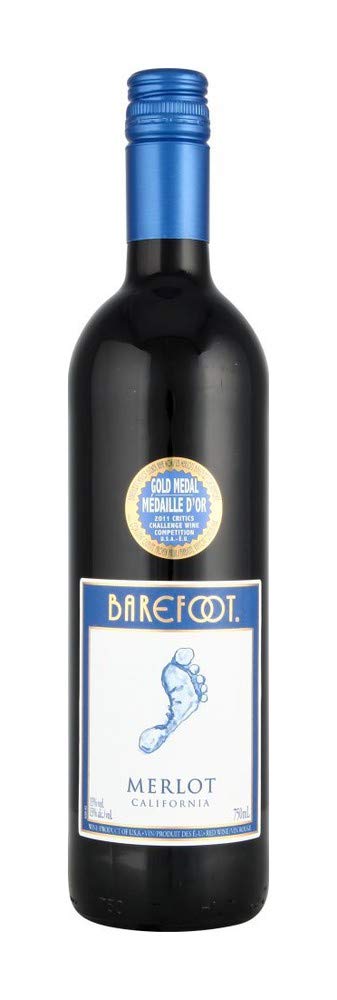 Barefoot Merlot Non Vintage, 75cl