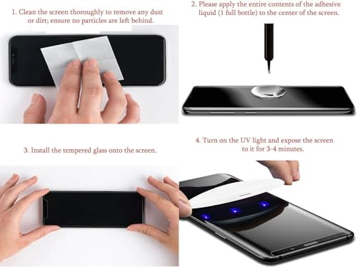 Image of CRUNK HD+ UV Tempered Glass For VIVO T3 ULTRA | | Full Adhesive with installation kit