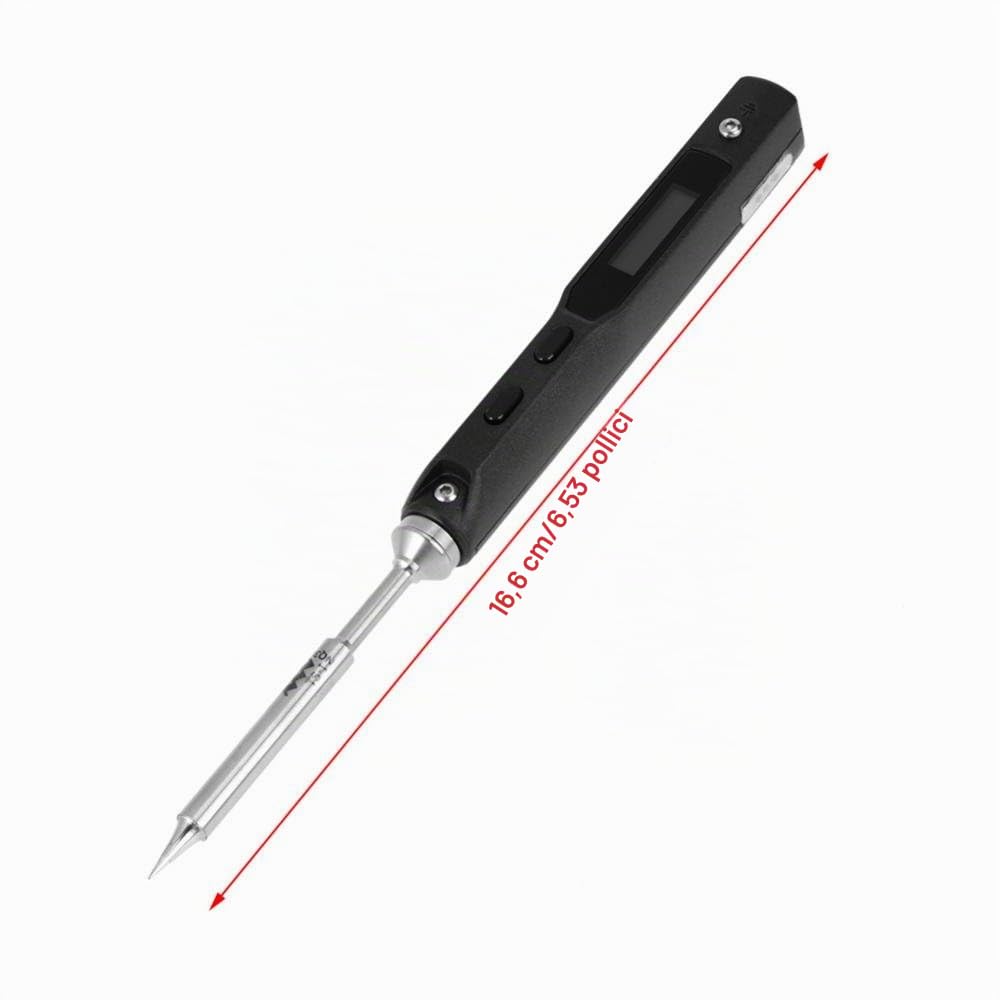 Mini saldatore TS101 Kit di saldatore elettrico portatile DC 12V-24V 65W Strumento di saldatura per elettronica e circuito