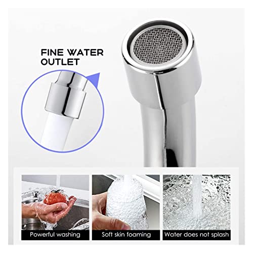 Robinet de cuisine rotatif pour réguler l'eau chaude et froide - 4