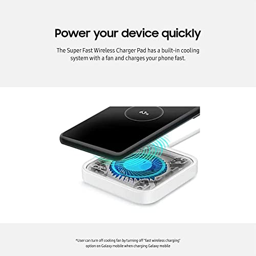 Samsung 15W Wireless Charger Single, Cordless Super Fast Charging Pad for Galaxy Phones and Devices, Compact Design, LED Indicator, USB C Cable Included, 2022, US Version, Grey - Image 4