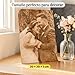 Imagen de Regalo de Boda Personalizado con Foto y Texto en Madera Natural