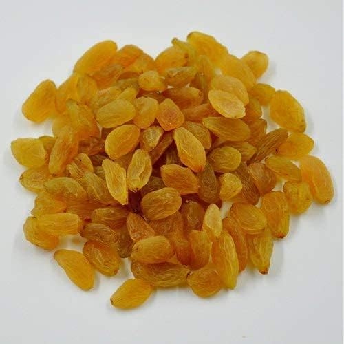 Image of FreshoCartz Premium Golden Raisins | Dried Grapes | Daakha | Daakh | Golden Kismis | Golden Dakh | Healthy Dry Fruit - Jar Pack (500g (Pack of 1))