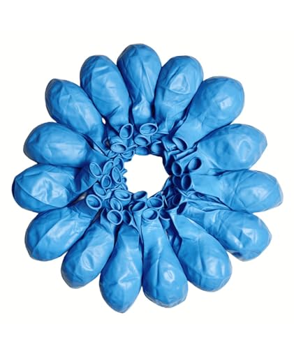 Image of 90 Pack Light Blue Balloons 18 Inch Blue Latex Large Balloons for Party Decorations and Events ZWZLIULIAN
