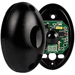 RUSUO DC12V Sensor de haz de fotocélula infrarroja Detector automático de barrera de obturador de garaje para puerta y ventana Sistema de alarma antirrobo Accesorio para abridor de puerta corrediza 24