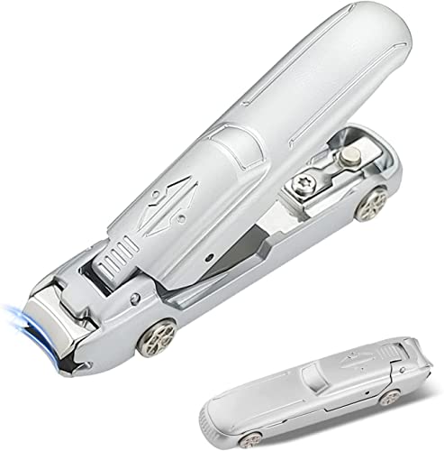 Image of Ritmo Nail Cutter for Men Toe Nail Cutter for Thick Nails Cutting Clipper Trimmer for Women Wide Opening Sharp Saw Stainless Steel Large Nail Clipper Curved Blade Silver Black (SILVER)