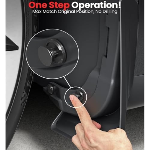 Guardabarros para Tesla Model Y 2025 que protegen tu coche de salpicaduras 5