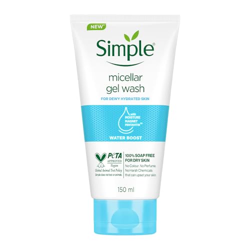 Simple Water Boost Micellar Gel Wash| 100% Soap Free | Gentle Hyd...