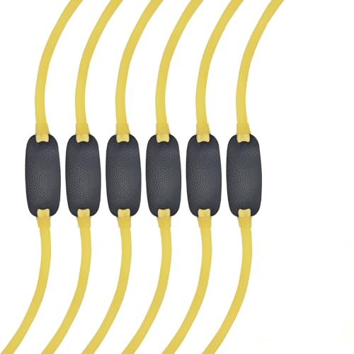 CYZBL 6 Piezas Goma de Repuesto para Tirachinas Látex Natural, Duradero Potente para Tirachinas Gomas Alta Tasa de Éxito, Profesional Flexible Bandas para Tirachinas Elasticas para Caza al Aire Libre