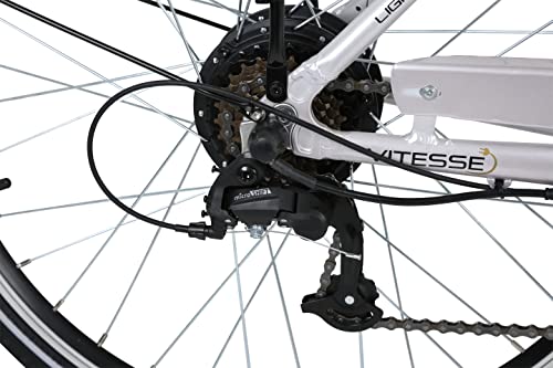 Vitesse Advance Lightweight Electric Bike For Adults, 60 Miles Range, 7 Speed Shimano Gears With 250w Rear Motor For A… - Image 4