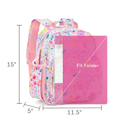 mibasies Girls Flower Pink Backpack