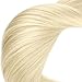 ABH AMAZINGBEAUTY HAIR Clip in Hair Extensions Blonde Real Human Hair Extensions Clip ins Remy Straight Clip ins Human Hair Straight Platinum Ash Blonde #60 Color 14 Inch 8pcs With 18 Clips 120G