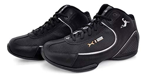 Tênis Basquete Six Street Cano Médio Preto e Cinza (41)