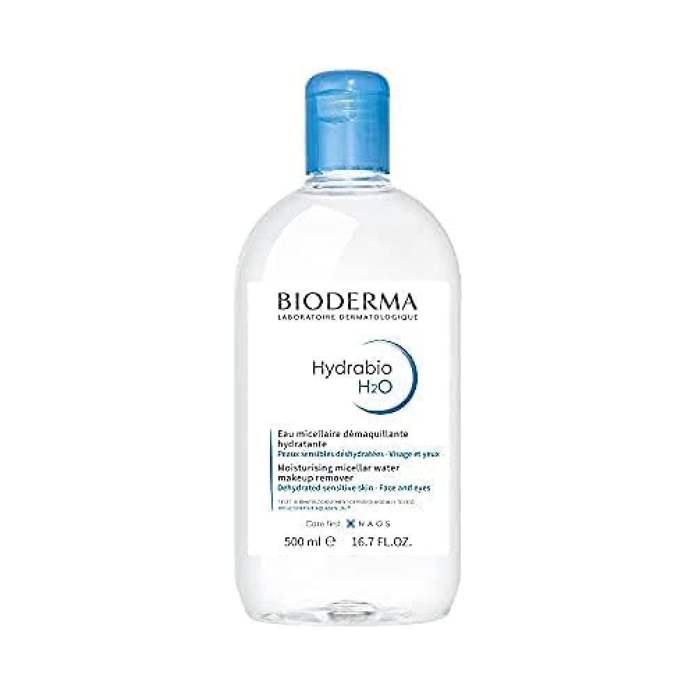 Bioderma - Hydrabio H2O Micellar Water - Face Cleanser and Makeup Remover - Micellar Cleansing Water for Dehydrated Sensit...
