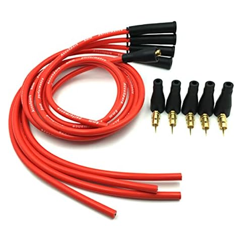 Accuspark Silicon 8mm HT lead Custom leads for 4 cyl cars Cover