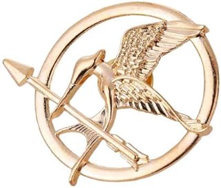 Golden The Hunger Games Movie Mockingjay Prop Rep Pin