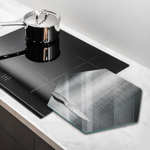 Planche à découper induction Wallfluent 40cm hexagone protection de plaque en métal