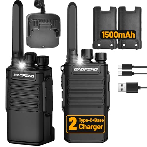 Baofeng BF-V8 Rechargeable Walkie Talkies (2 Pack)