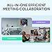 Yealink A10-020 All-in-One Video Conferencing System 4K Conference Room Camera Android Meeting Bar A10 with CTP18 Touch Panel for Small Rooms Certified by Microsoft Teams Room, Zoom Room