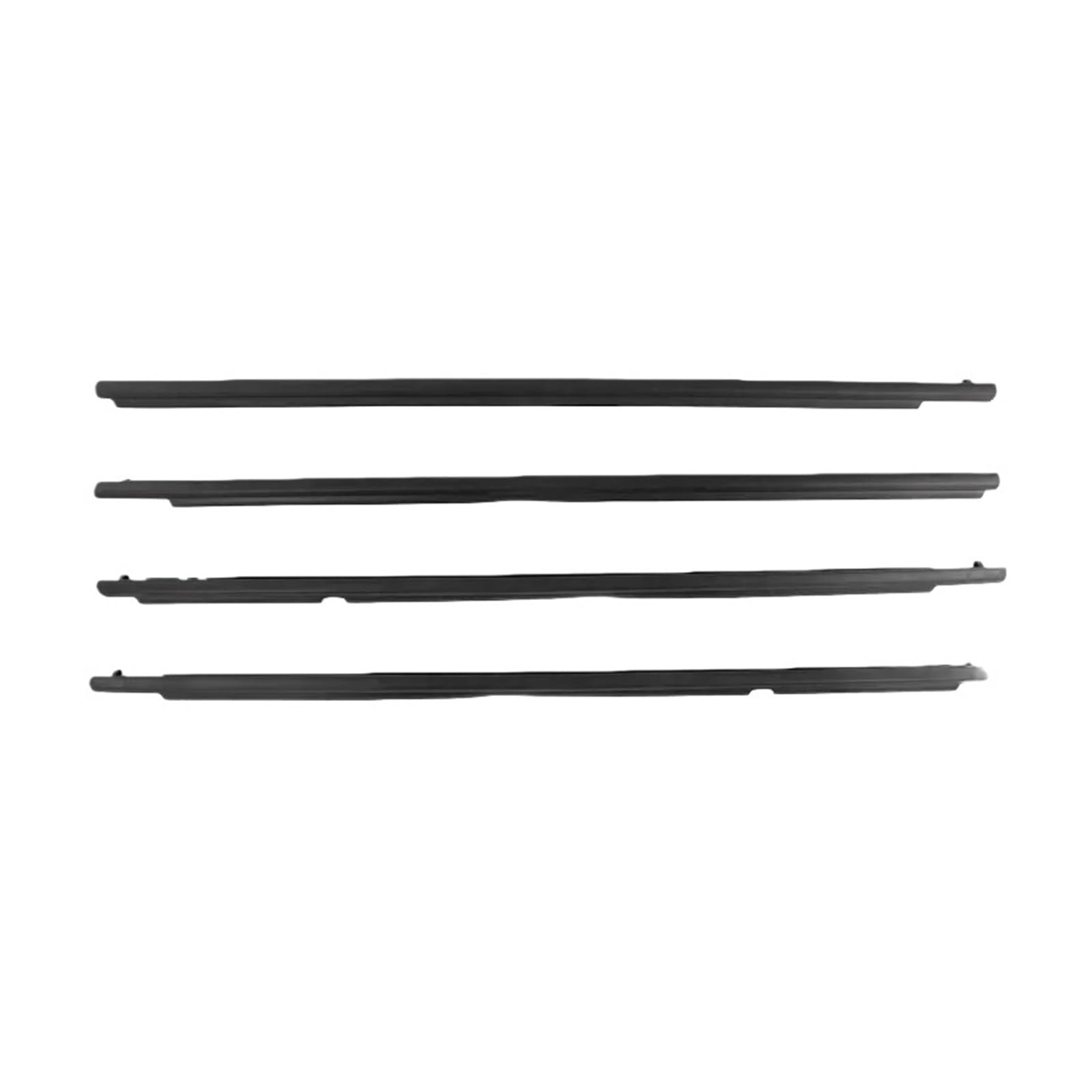 Watjcse One Color 4Pcs Car Side Window Weatherstrips Window Moulding Trim Seal Strip Compatible With Toyota Corolla 2009-2012