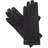 Isotoner Women's Smartouch Spandex Glove with Metallic Hem Thermaflex Lining