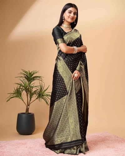 Image of Avantika Fashion Women's Kanjivaram Soft Silk Banarasi Sarees With Blouse Piece