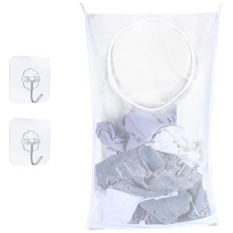 Sibba Portable Hanging Laundry Hamper Bag Cover