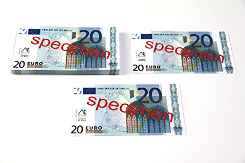20 euros faros 100 unidades billetes parte Dinero  caras.