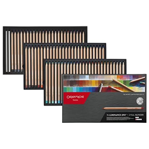 Caran d'Ache Luminance Pencils, Box of 76 Cover