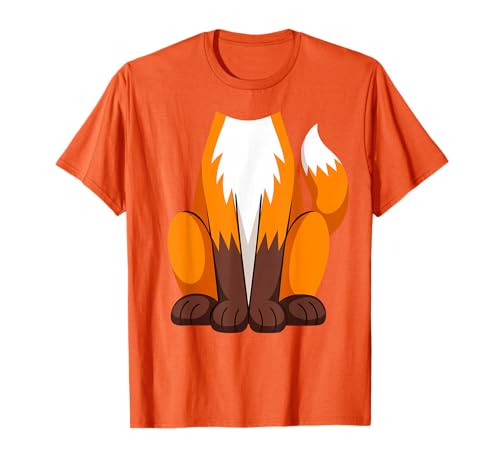 Fox Shirt Adult Men Women Kids Boy Girl Fox Body Costume T-Shirt