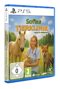 Aerosoft Sofias Tierklinik – Einsatz im Wildtierpark (PS5) | Realistische Tierpflege Simulation | Wildtier- und Tierarzt Videospiel | Pflege, Behandlung & Tierliebe