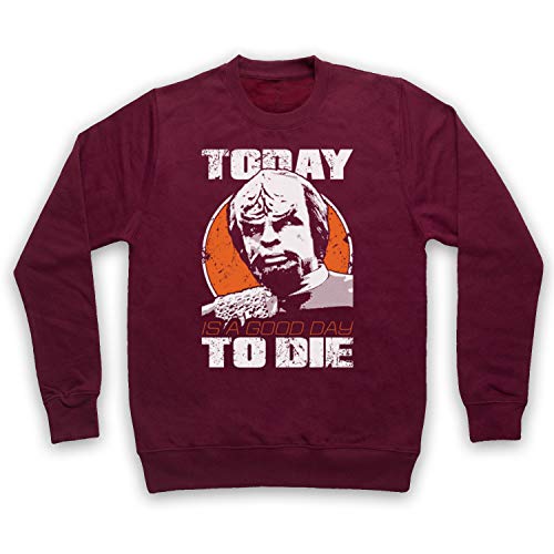 Sweat-Shirt Worf Film Espace Anti-Déformation | Pull Adulte Durable Style Pop
