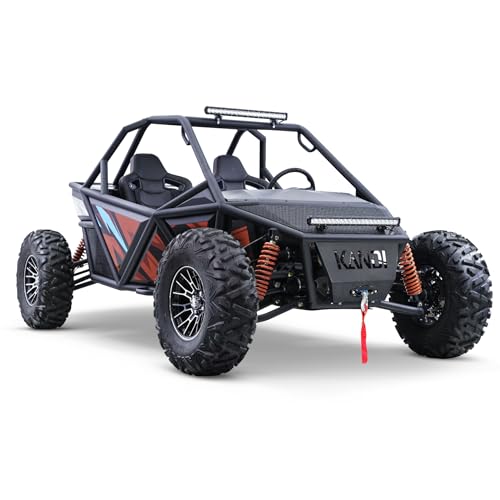 Lucky T9 2 Seat Electric UTV with Lithium Battery, Powerful Dual Electric Motors 21,000 Watts, All Wheel Drive, 40 Mile Range, 45 MPH Top Speed