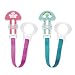 MAM Love & Affection Pacifier Clip, I Love Daddy, Girl, 2-Count