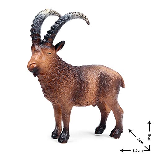 Farm Goat Sheep Action Figure Toy,Simulation Animal Model Fugurine Toy Craft Table Ornaments #TOP7