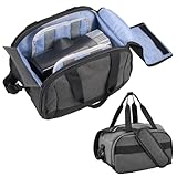 Hautton CPAP Travel Bag, Carrying Case Compatible with ResMed AirSense 10/11/10 Elite, AirStart 10, Philip Dreamstation, XT Fit, Portable Storage Bag for CPAP Machine and Supplies -Grey