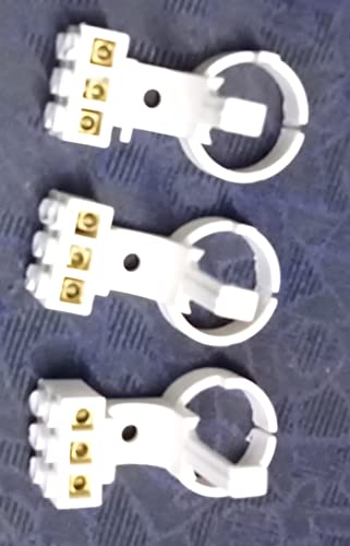 Image of Ceiling Fan Capacitor Clamp White (3Pcs)