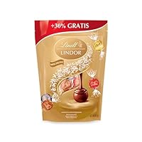 Lindt Schokolade LINDOR Kugeln Mischung | 399g | Ca. 30 Schokoladen Kugeln Vollmilch-, weiße und dunkle Schokolade mit zartschmelzender Füllung | Pralinengeschenk | Schokoladengeschenk