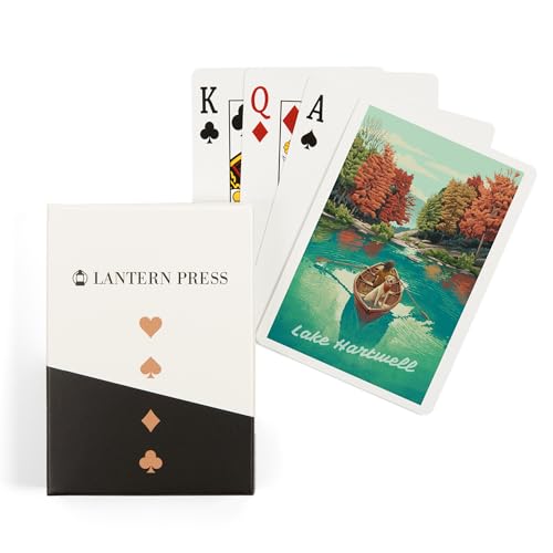 Baraja de 52 cartas tamaño póker Lake Hartwell