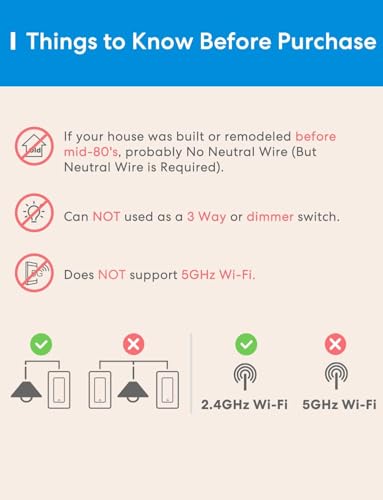 Meross MSS510 Smart Light Switch Supports Apple Homekit thumb #2