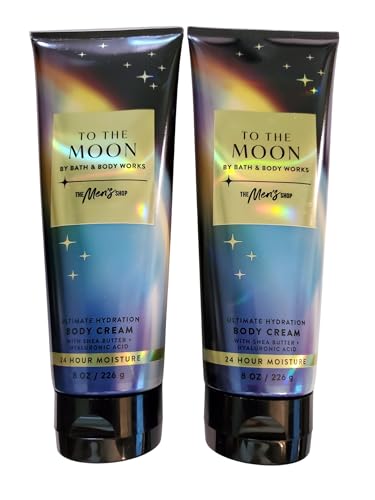 Bath & Body Works Men's To the Moon Body Cream 8 Ounces Pack of 2 image 5