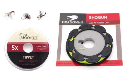 DRAGONtail Tenkara - Basic Tenkara Starter Kit w/Furled Line, 10ft Line